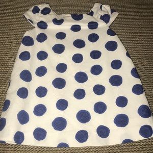 White and blue dress size 3-6M